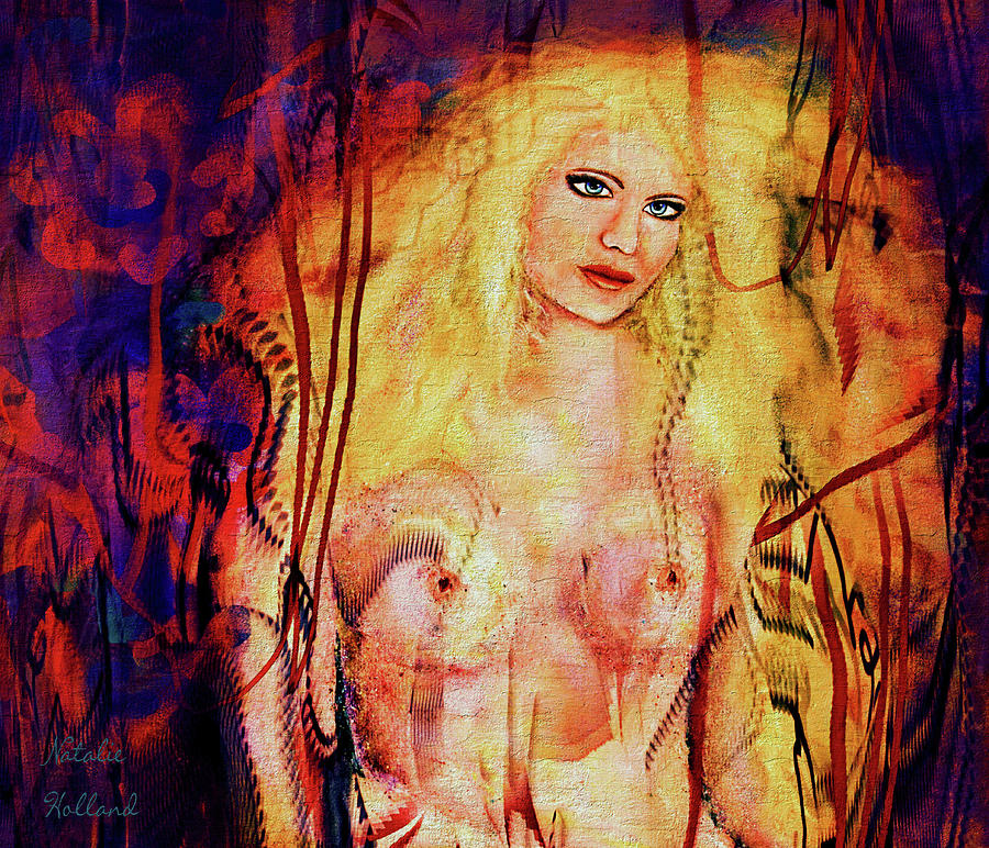 Sexy Nude Mixed Media by Natalie Holland