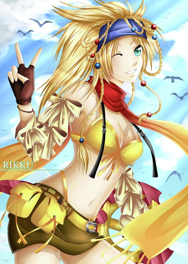 Rikku Digital Art - Sexy Rikku by Maax.