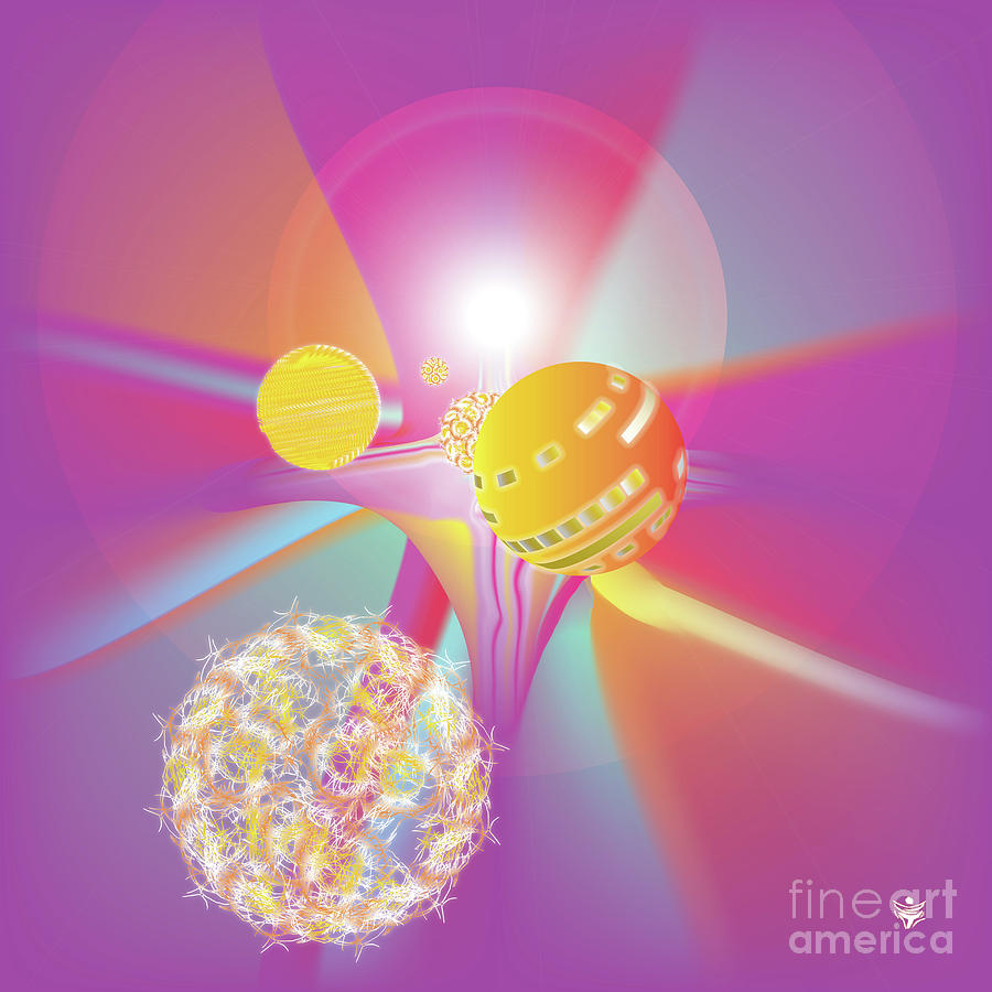 SEZ - Abstract Art Print - Fantasy - Digital Art - Fine Art Print - Flower Prin by Ron Labryzz SEZ - Abstract Art Print - Fantasy - Digital Art - Fine Art Print - Flower Prin by Ron Labryzz