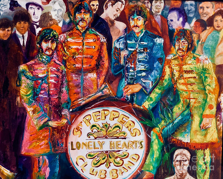 Sgt. Pepper #2 Painting by Leland Castro