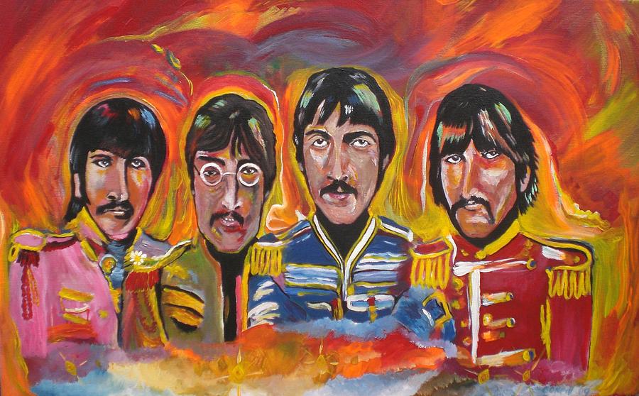 Sgt Pepper Painting by Colin O neill