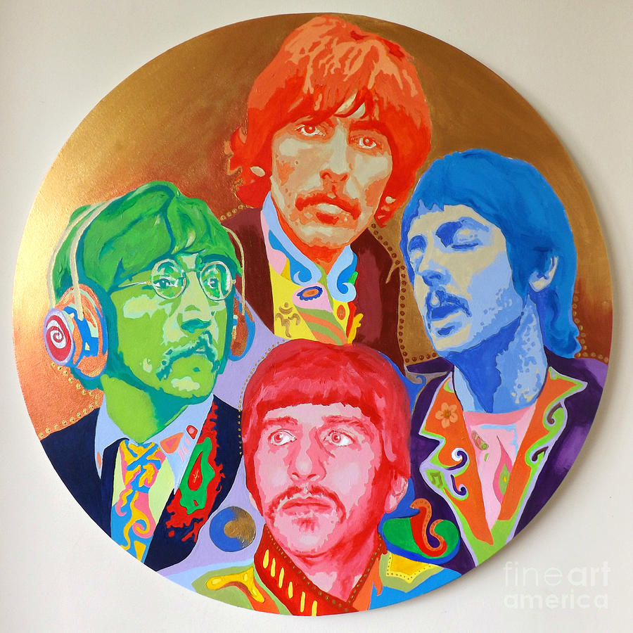 Sgt. Pepper Painting by Georgina Flood - Fine Art America