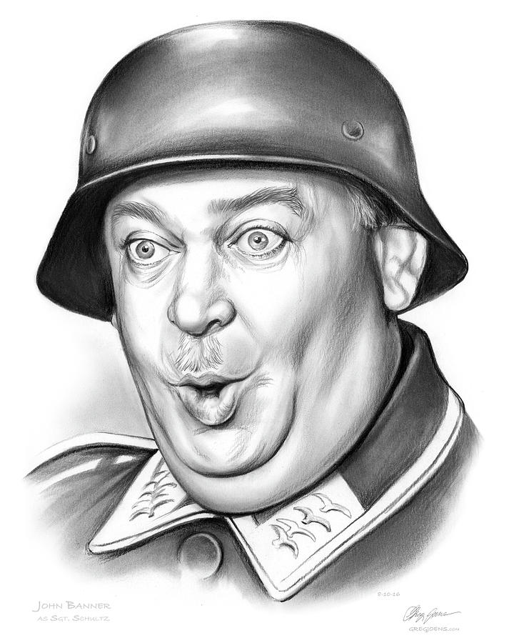 Sgt Schultz Drawing