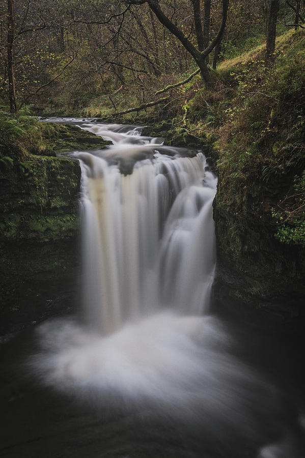 Winter Photograph - Sgwd Ddwli Isaf Waterfall by Rich Wiltshire
