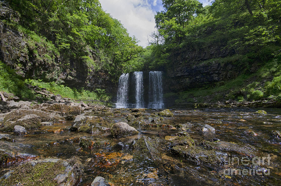 Sgwyd yr Eira Waterfall 2 Photograph by Steev Stamford