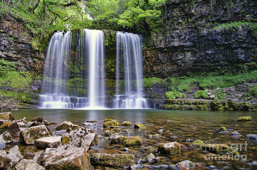 Sgwyd yr Eira Waterfall 3 Photograph by Steev Stamford