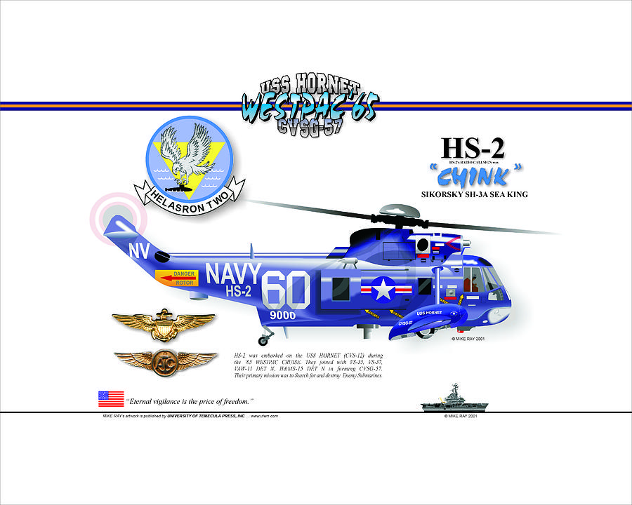 SH-3A Seaking from HS-2 Digital Art by Mike Ray