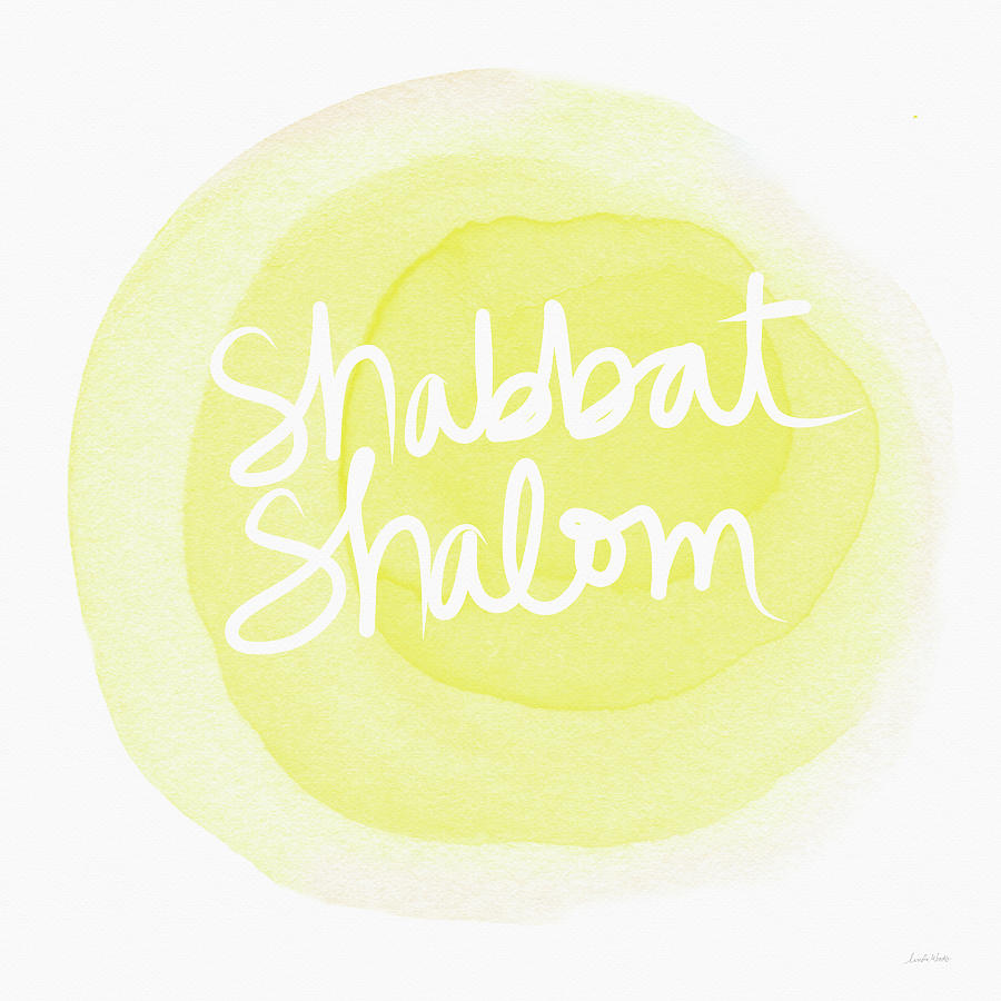 Shabbat Shalom Painting - Shabbat Shalom Sun Drop - Art by Linda Woods by Linda Woods