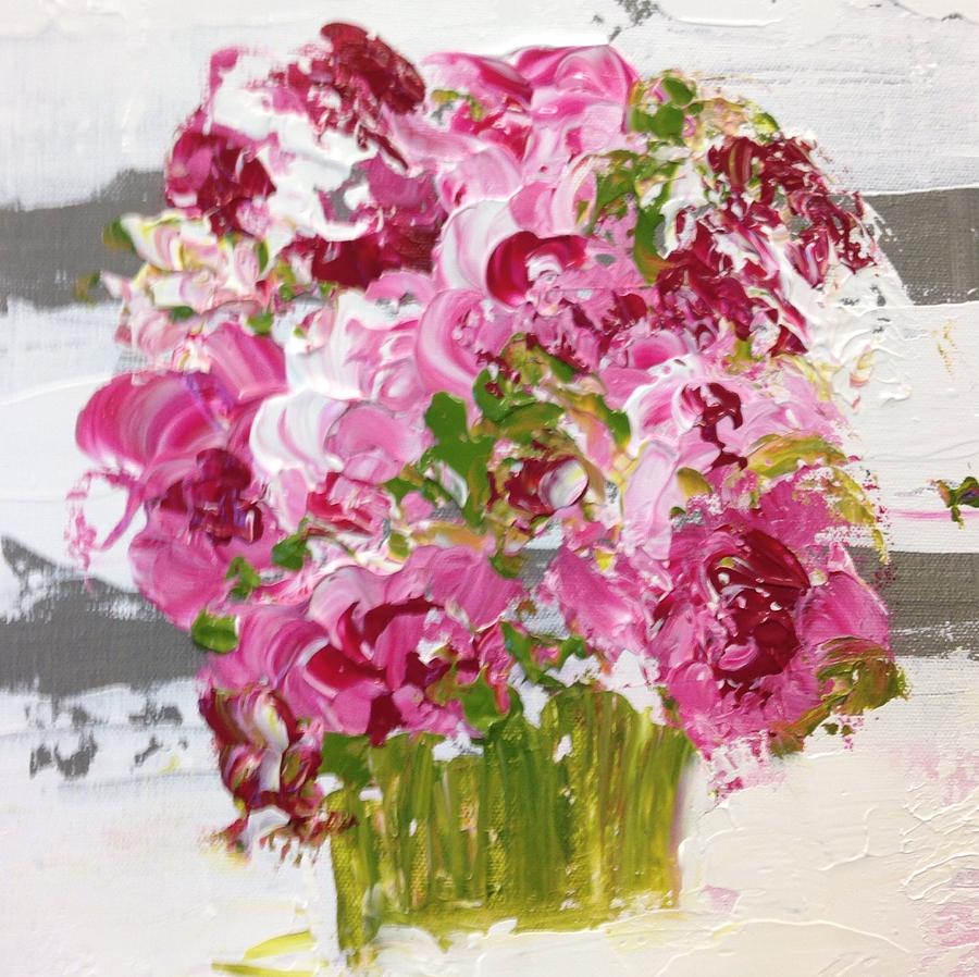 Rose Painting - Shabby Roses by Lynda Klaassen