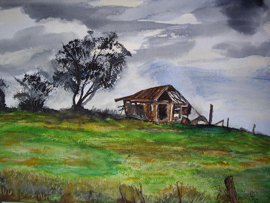Shack Painting by Carole Robins