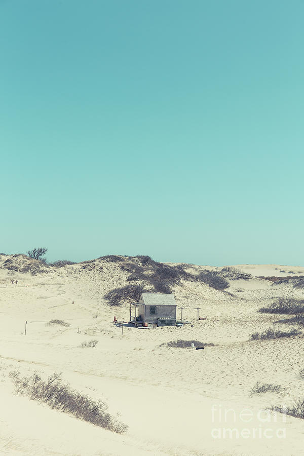 Shack in the Sand Dunes Photograph by Edward Fielding