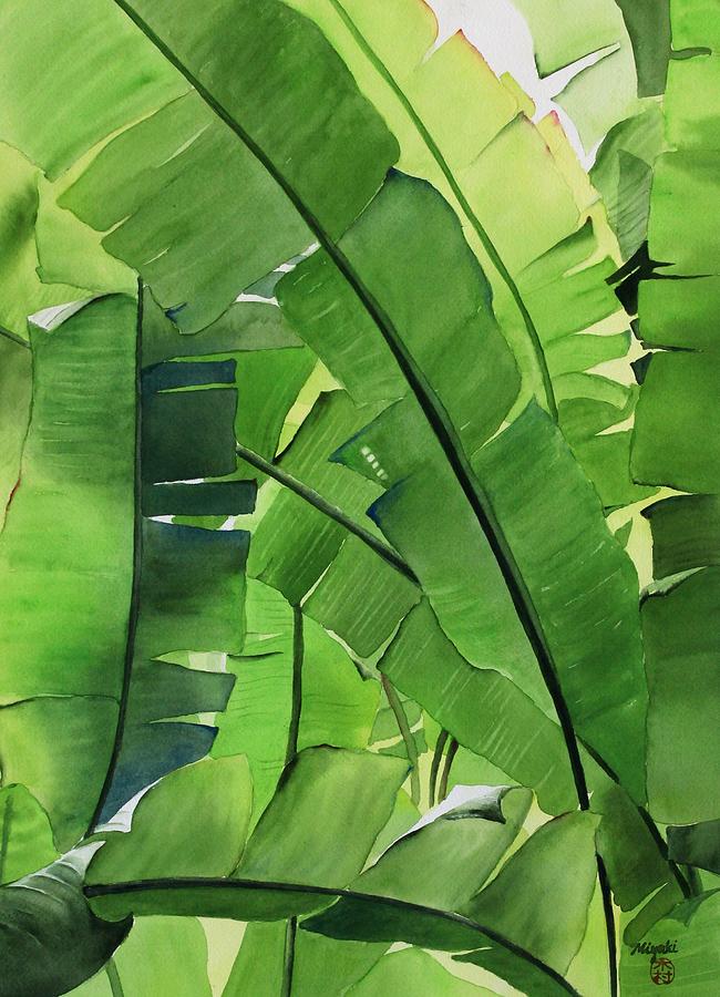 Shade of Green Painting by Kelly Miyuki Kimura