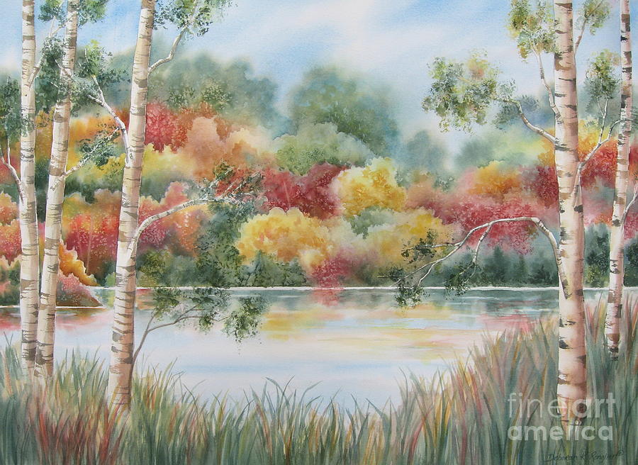 Shades of Autumn Painting by Deborah Ronglien