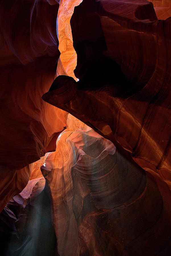 Antelope Canyon Photograph - Shades of Beauty by Lucinda Walter
