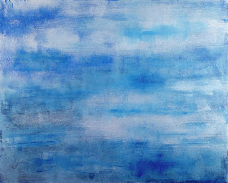 Shades of Blue Painting by Rosalind Rodburg - Fine Art America