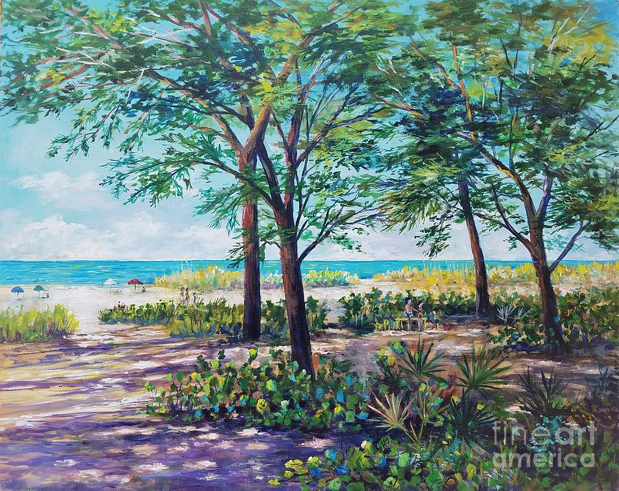 Shades of Longboat Key Painting by Lou Ann Bagnall
