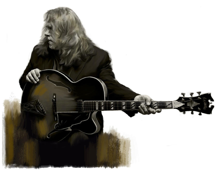 Shades of Tone IV Warren Haynes  Painting by Iconic Images Art Gallery David Pucciarelli
