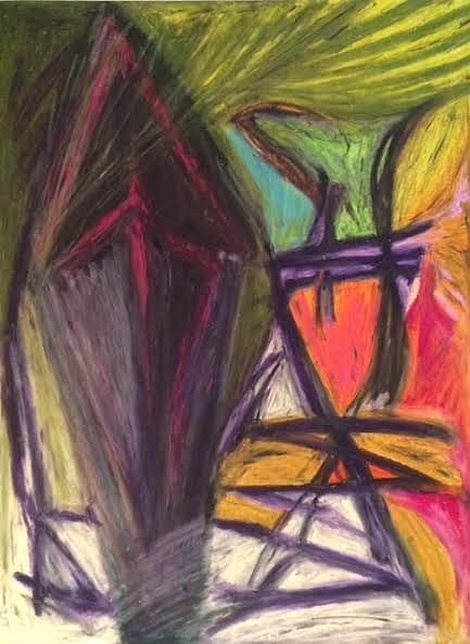 Shadow of Scarcity Pastel by Therese Legere