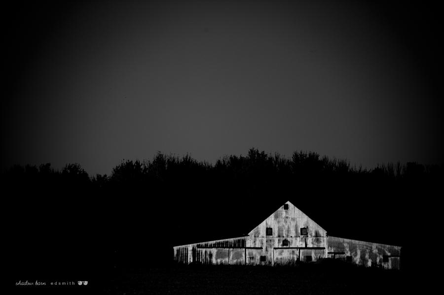 Shadow Barn Photograph by Edward Smith