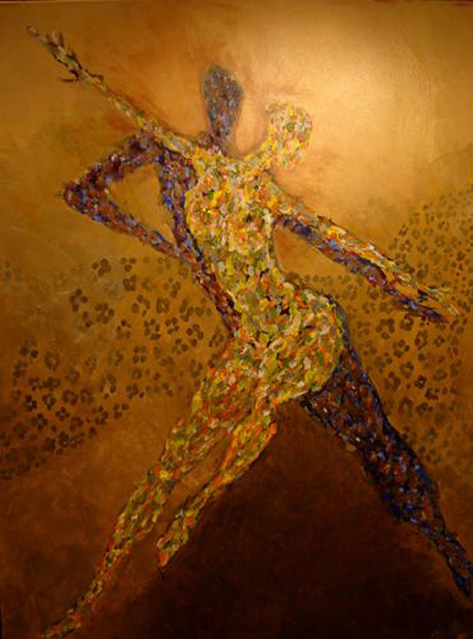 Music Painting - Shadow Dancer VII by George Nock