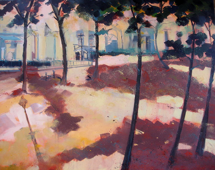 Shadow in Bordeaux Painting by Kim PARDON