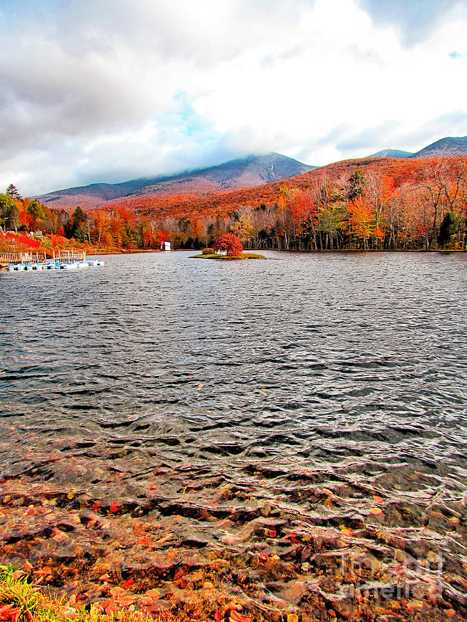 Shadow Lake Lincoln New Hampshire Photograph by Elizabeth Dow