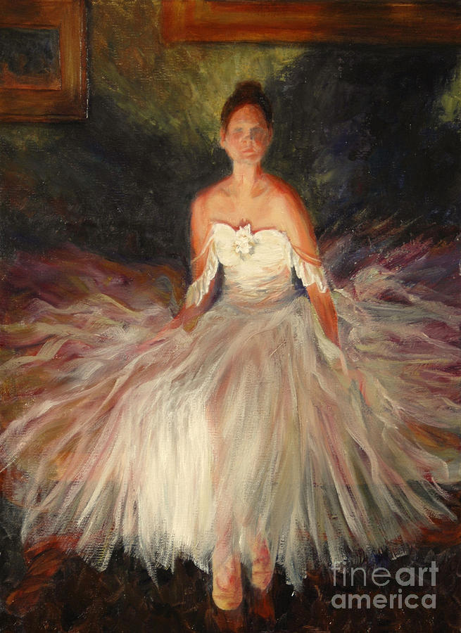 Figure Painting - Shadow of Grace by Colleen Murphy Figure Painting - Shadow of Grace by Colleen Murphy