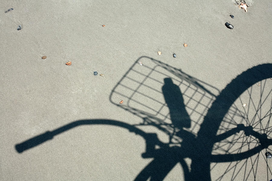 Transportation Photograph - Shadow on the Beach by Diane Macdonald
