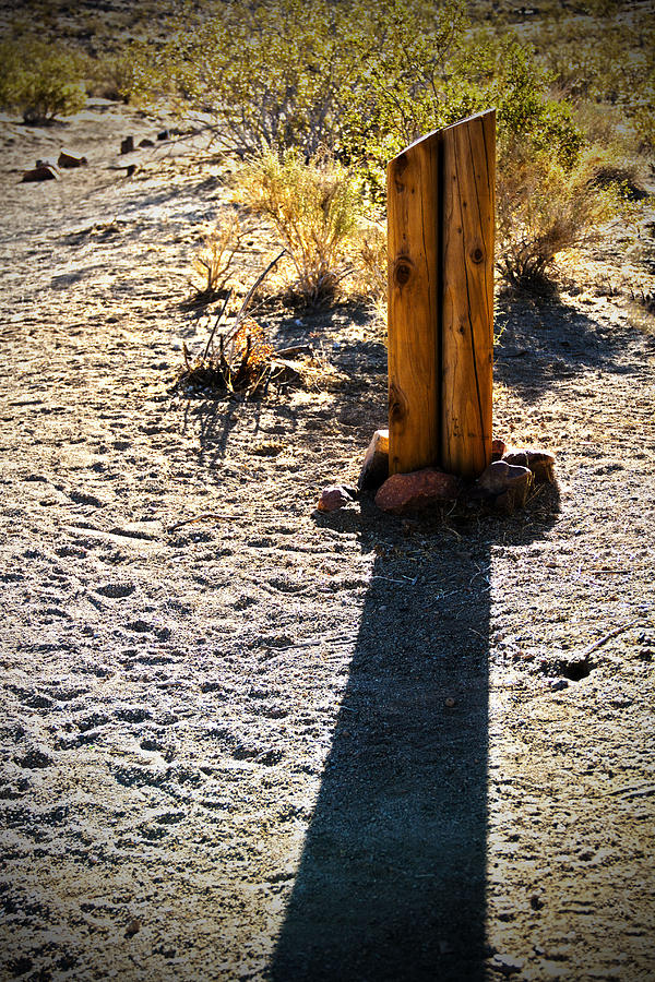 Desert Photograph - Shadow Play by Mike Hill