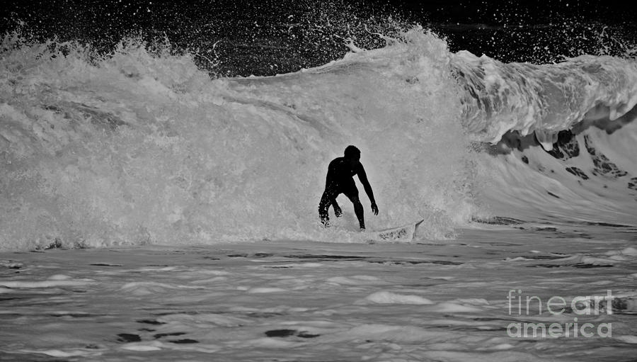 Shadow Surfer Photograph by Debra Banks