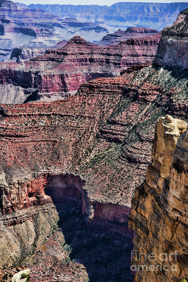 Shadow Tones of Grand Canyon  Photograph by Chuck Kuhn