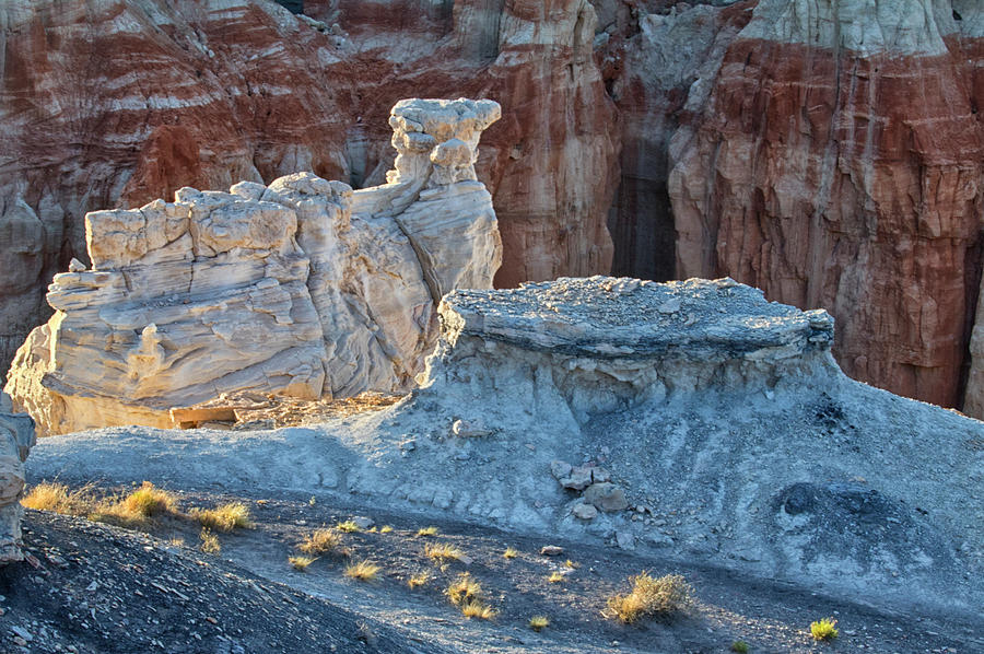 Shadows at Coal Mine Canyon Photograph by Tom Kelly