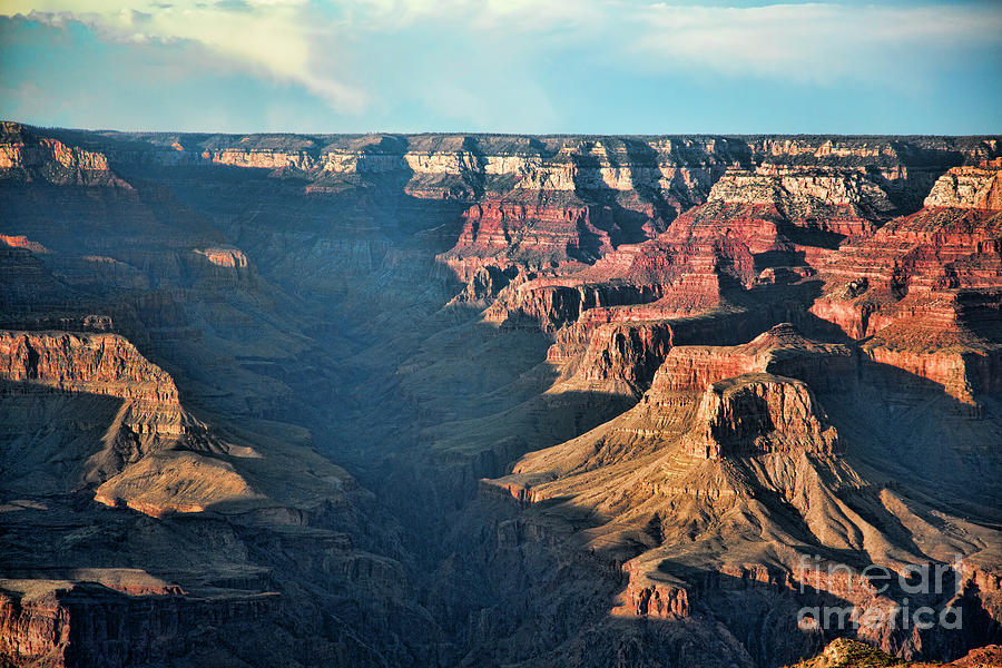 Grand Canyon National Park Photograph - Shadows Blanketing Grand Canyon  by Chuck Kuhn