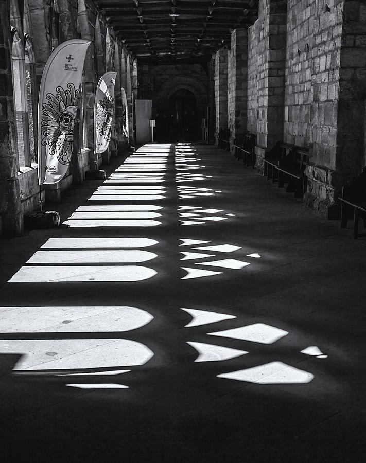 Shadows in the Cloister Photograph by Jeff Townsend