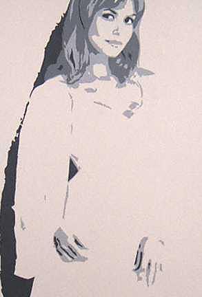 Women Painting - Shadows by Michael James Toomy Women Painting - Shadows by Michael James Toomy