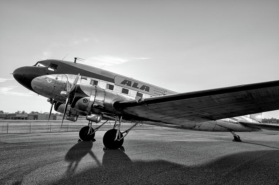 Shadows of a DC-3   Photograph by Chris Buff