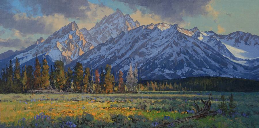 Landscape Painting - Shadows Of Evening by Lanny Grant Landscape Painting - Shadows Of Evening by Lanny Grant