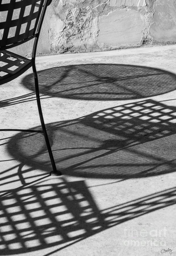 Shadows Of Outdoor Cafe Photograph by Imagery by Charly