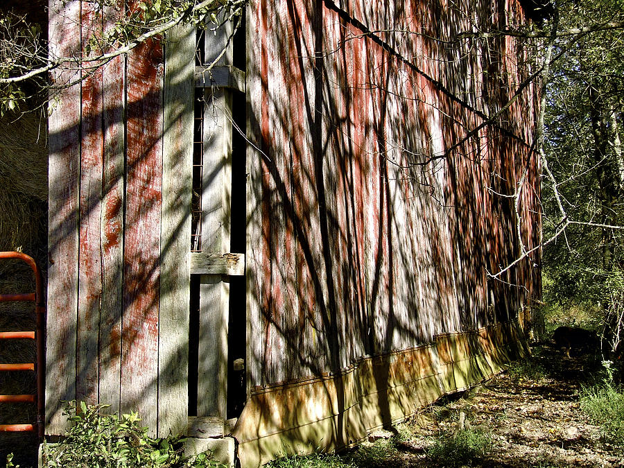 Shadows on the Barn Photograph by Richard Gregurich