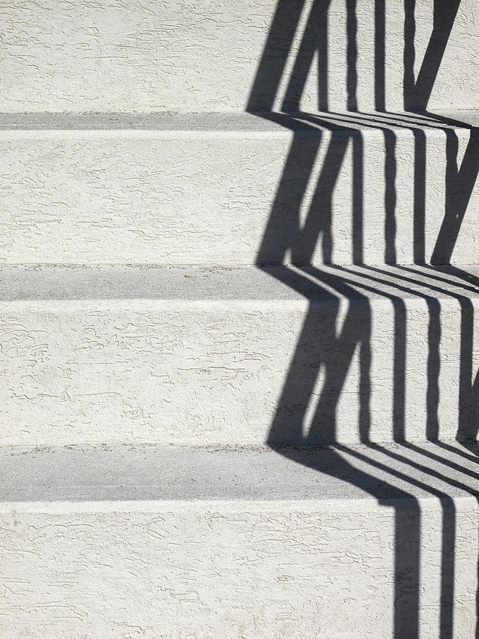 Shadows on the Stairs  Photograph by Lyle Crump
