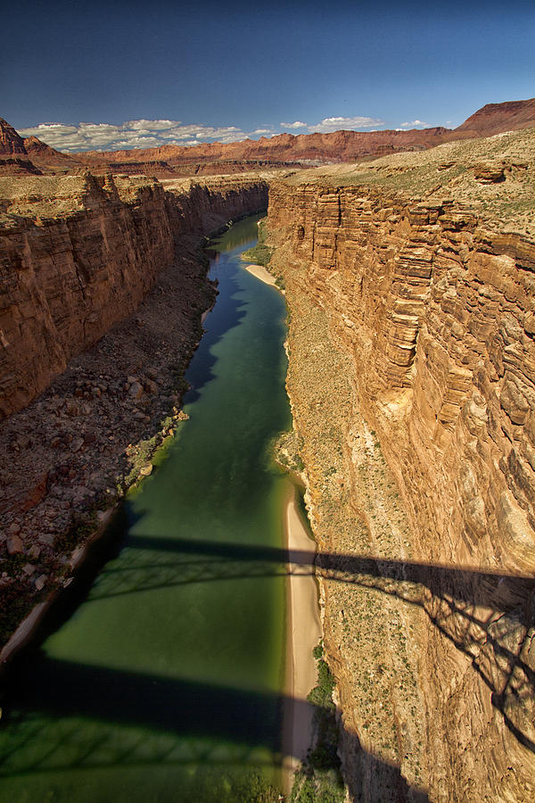 Shadows over Marble Canyon Photograph by Tom Kelly