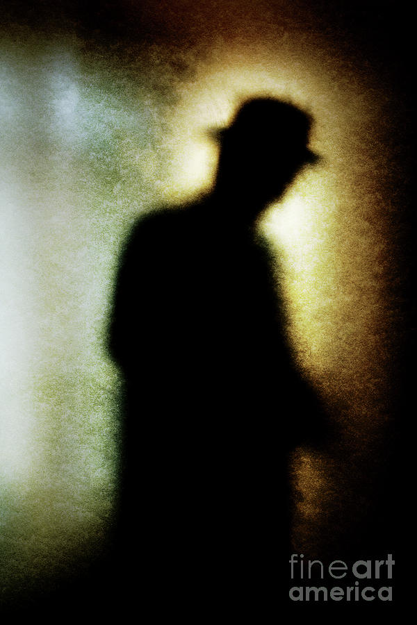 Shadowy man with hat Photograph by Clayton Bastiani