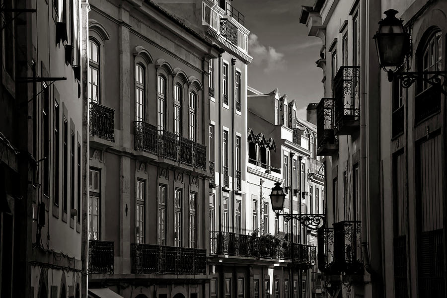 Shadowy Old Lisbon Photograph by Carol Japp