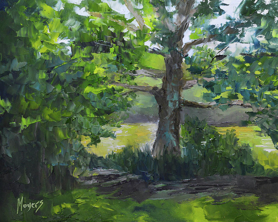 Shady Spot Painting by Mike Moyers - Fine Art America