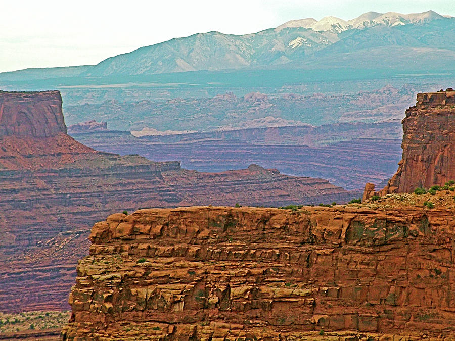 Shafer Trail Overlook in Island in the Sky District in Canyonlands National Park, Utah Photograph by Ruth Hager