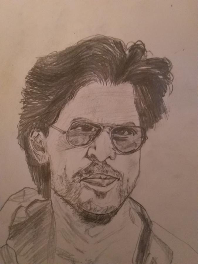 Shahrukh Khan Drawing by Kumar Choksi - Pixels