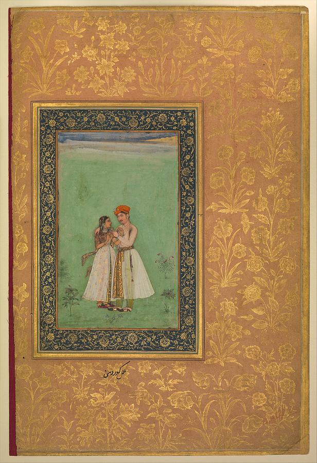 Shah Shuja with a Beloved Painting by Eastern Accent 