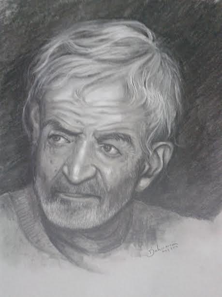 ShahrYar Drawing by Bahman Zadegan