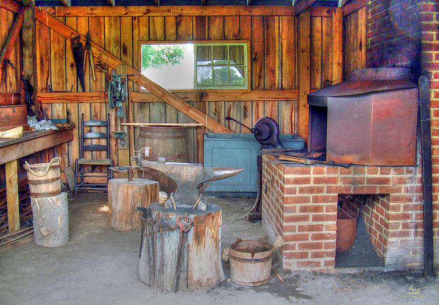 Shaker Blacksmith Barn Photograph by Sam Davis Johnson