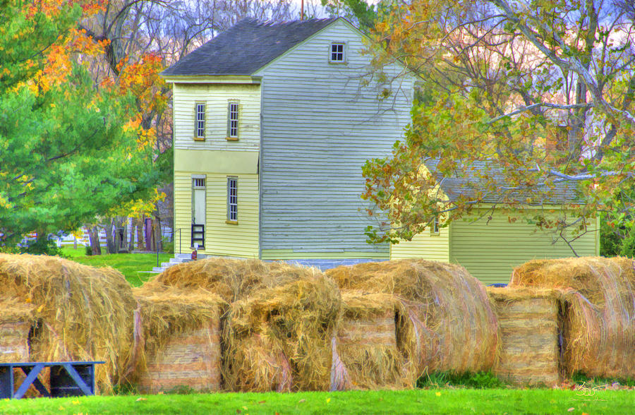 Shaker Harvest Hay Photograph by Sam Davis Johnson